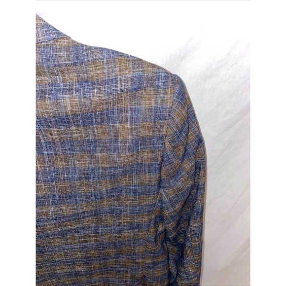 Bespoke Tazzio Men’s Dress Blazer Size 37S Slim Fit Gray Brown Woolen Flex NWT - Picture 11 of 13